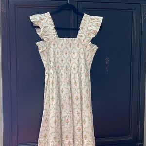 Hill House Nap Dress Pastel Trellis